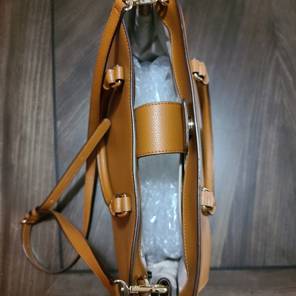 DKNY brown structured handbag - Picture 4 of 5